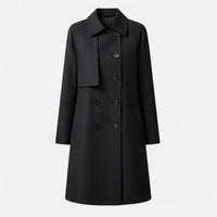 Emily | Women's Mid-Length Wool-Blend Double-Breasted Trench Coat