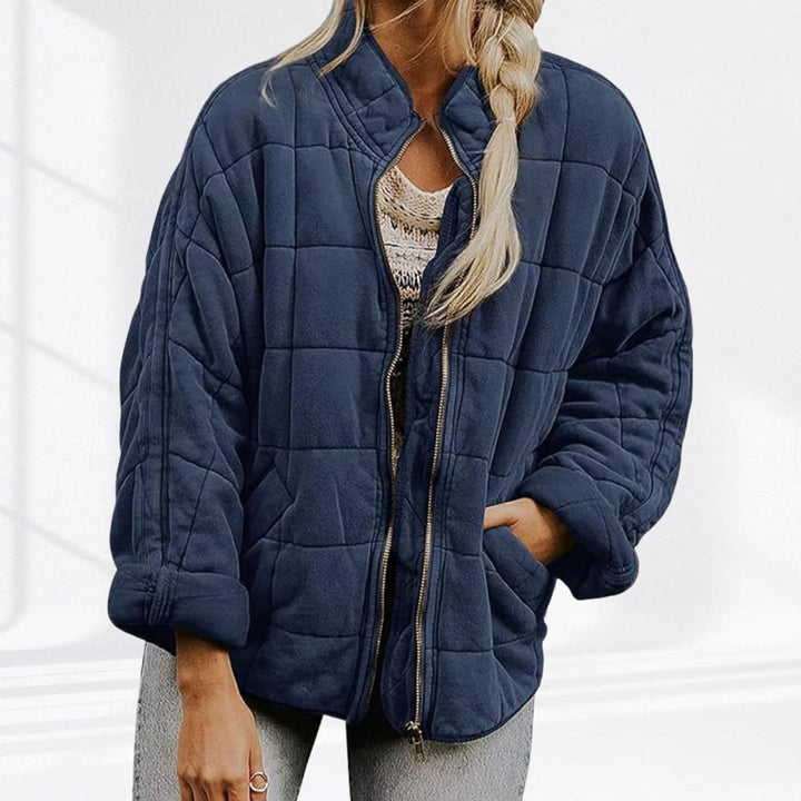 Isla | Women's Relaxed-Fit Diamond Quilted Zip-Up Jacket