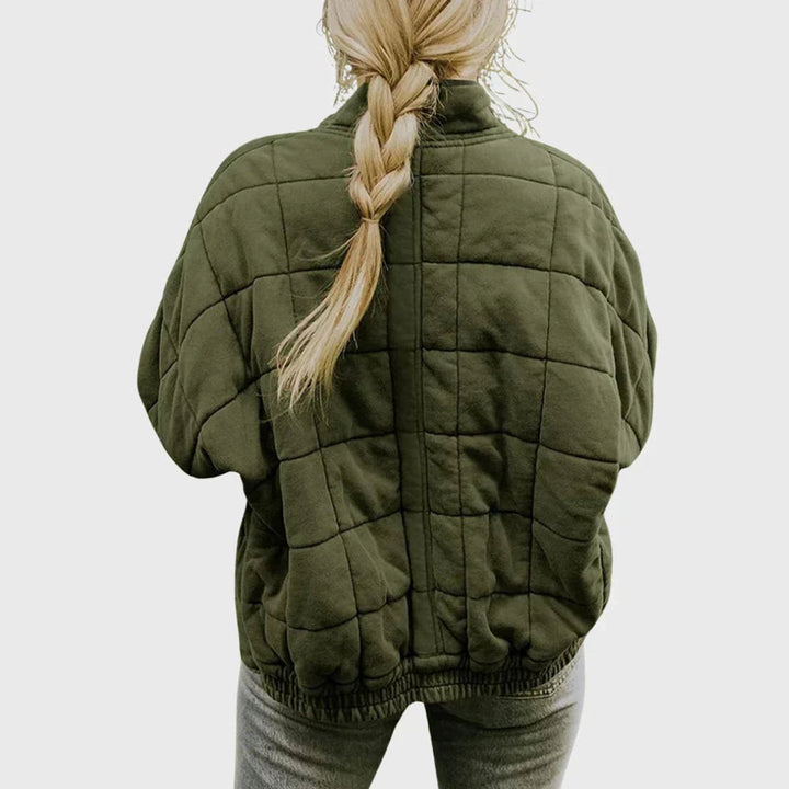 Isla | Women's Relaxed-Fit Diamond Quilted Zip-Up Jacket