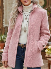 Willow | Women's Teddy Fleece Full-Zip Stand-Collar Coat