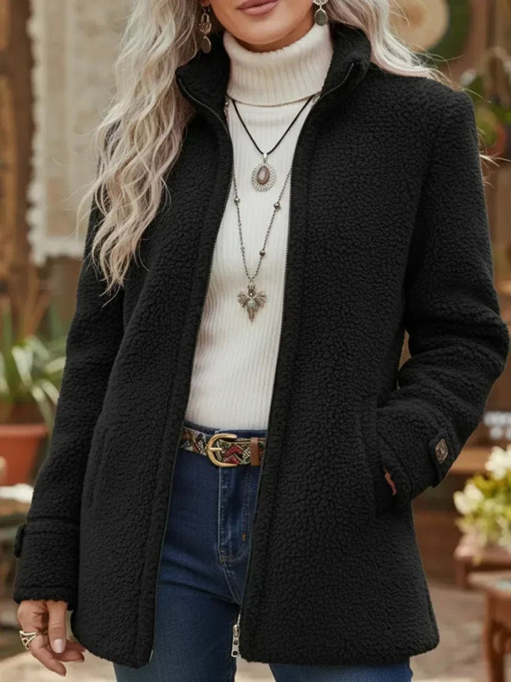 Willow | Women's Teddy Fleece Full-Zip Stand-Collar Coat