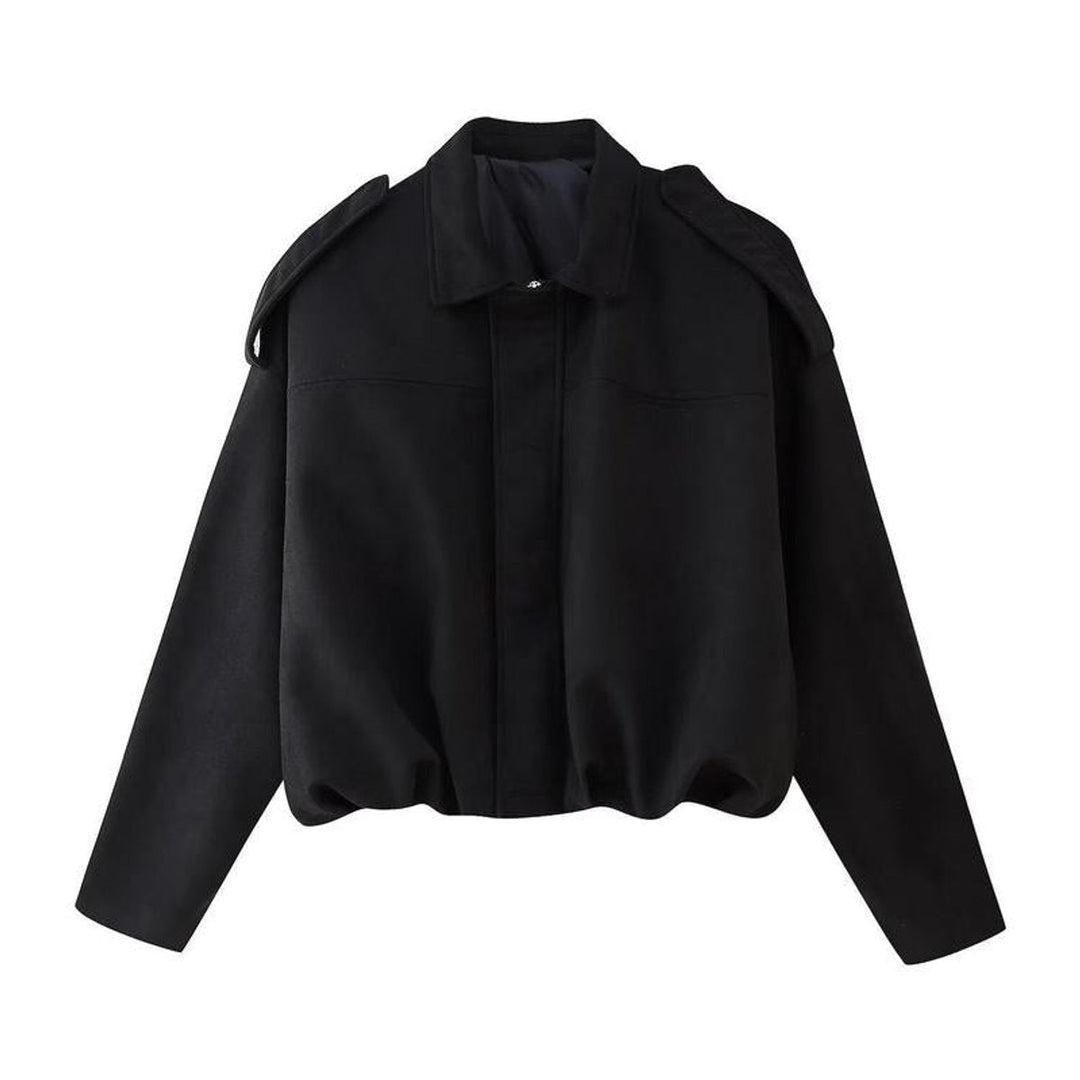 Emily | Women's Vintage-Inspired Faux Suede Oversized Bomber Jacket