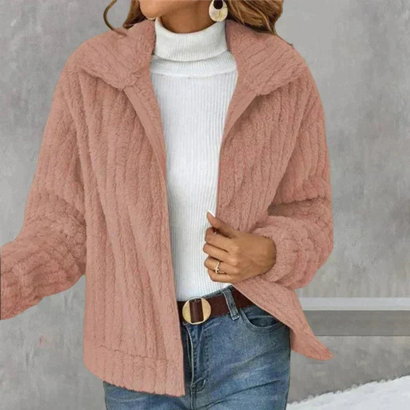 Stacey™ - Casual Plush Cardigan