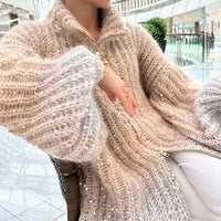 Lilly™ - Glittering Silk Cardigan
