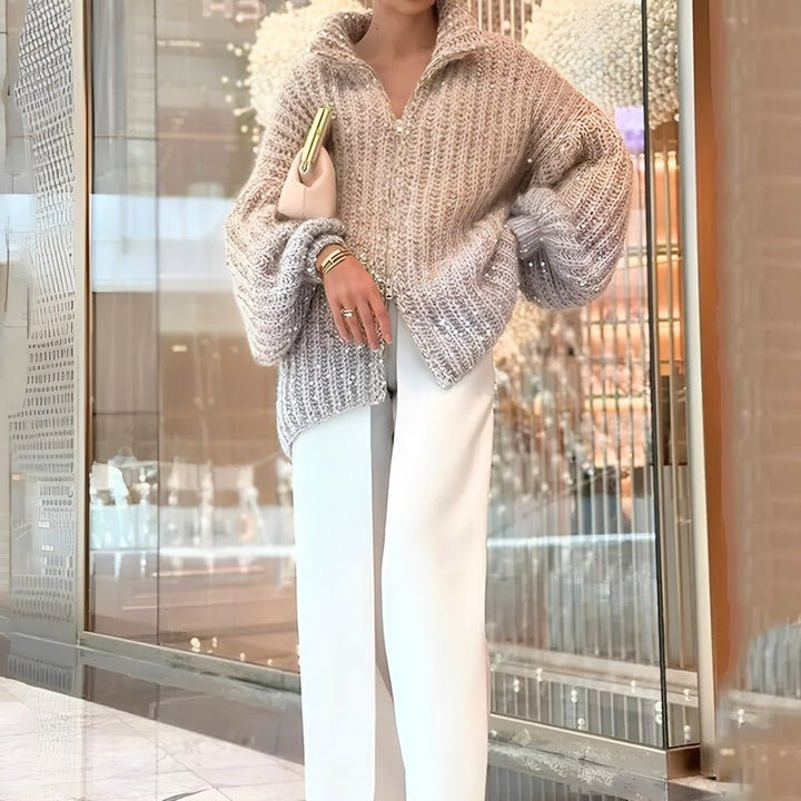 Lilly™ - Glittering Silk Cardigan